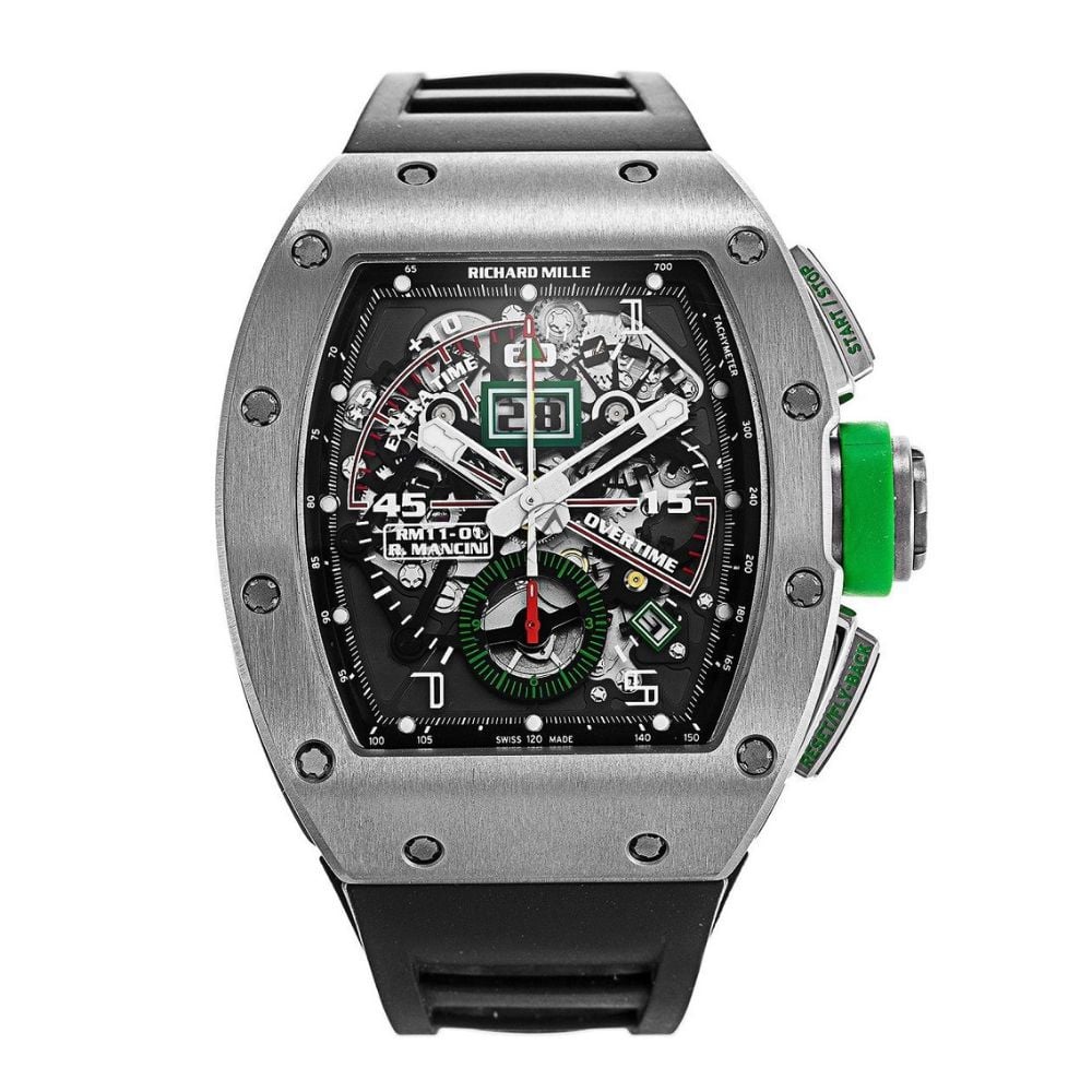 Richard Mille RM 11-01 Titanium, "Roberto Mancini", Skeleton Dial, 50 mm