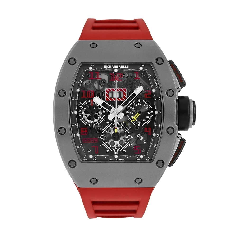 Richard Mille RM 011 Full Titanium, Sand Blast Edition, Skeleton Dial, 45 mm