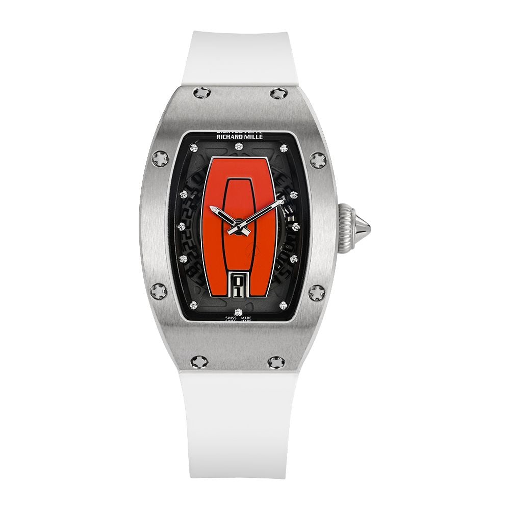Richard Mille RM 007 18K White Gold, Skeleton Diamond Dial, 31 mm