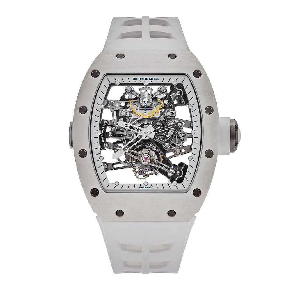 Richard Mille RM 38-01 "Bubba Watson", White Quartz TPT, Skeleton Dial, 50 mm