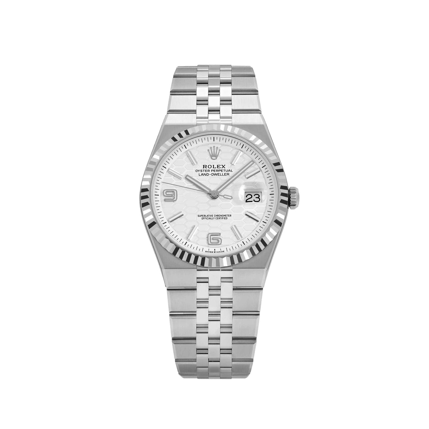 Rolex Land-Dweller 127334 Stainless Steel Intense White Dial (2026)