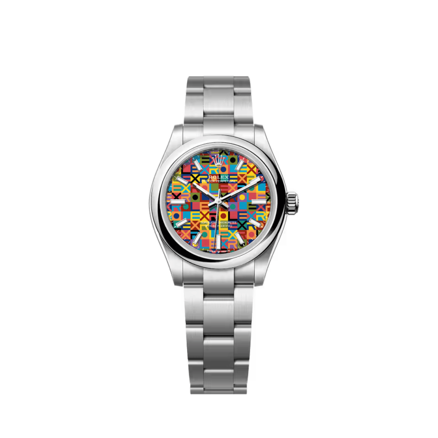 Rolex Oyster Perpetual 31 277200 'Ladies' Stainless Steel Multicoloured Jubilee Motif Dial (2026)