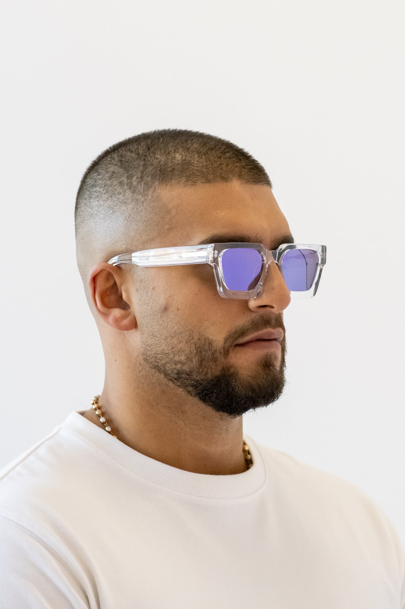 Soletti Shem — Clear Purple Mirrored Lense (5/7)