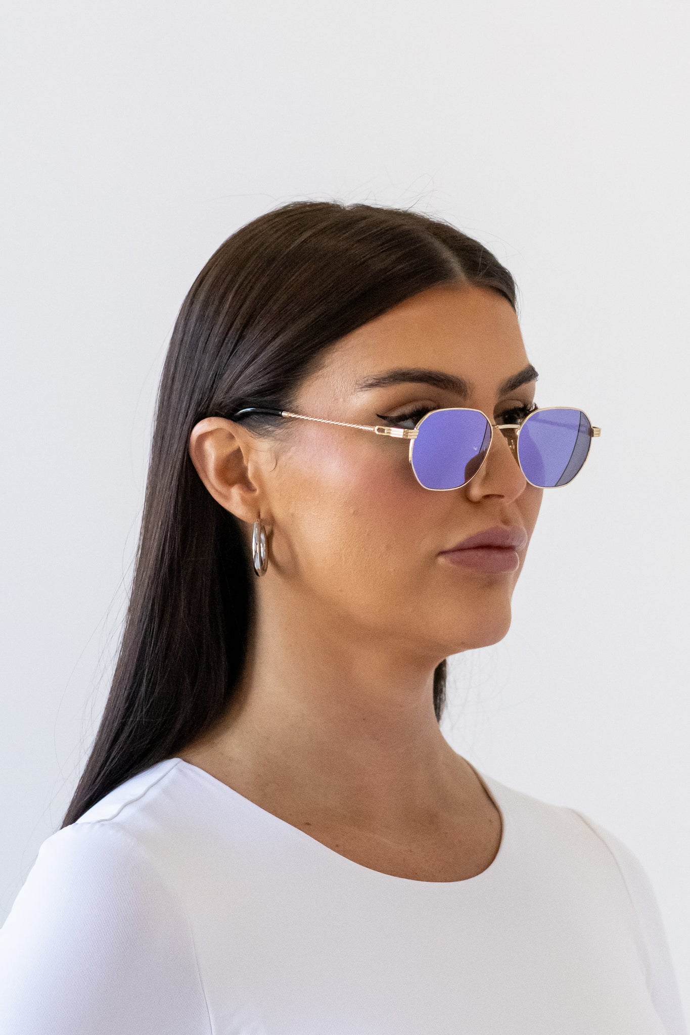 Soletti Saul — Gold Purple Mirrored Lense (7/7)