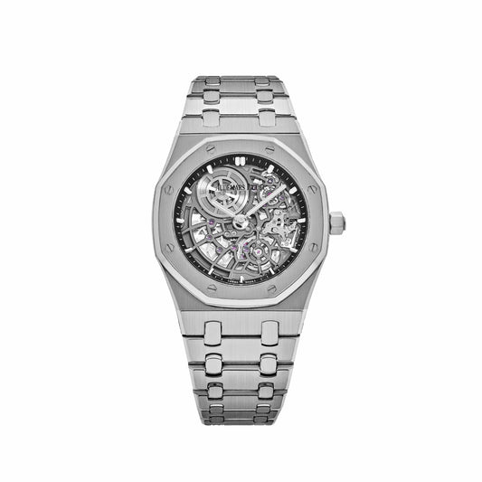 Audemars Piguet Royal Oak 16204BC.OO.1240BC.01 'Jumbo' Extra-Thin Openworked White Gold (2025)
