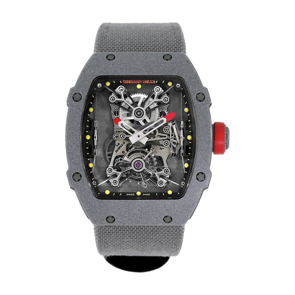 Richard Mille RM 27-01 Grey Anthracite Polymer, Tourbillon Skeleton Dial, 46 mm