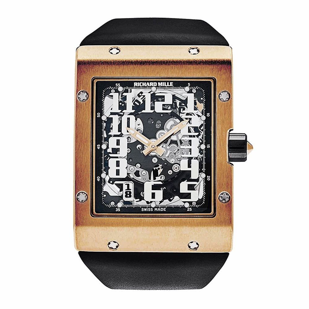 Richard Mille RM 016 Full Rose Gold Transparent Skeleton Dial, 38 mm
