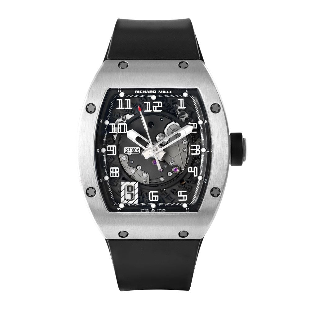 Richard Mille RM 005 White Gold, Skeleton Dial, 45 mm