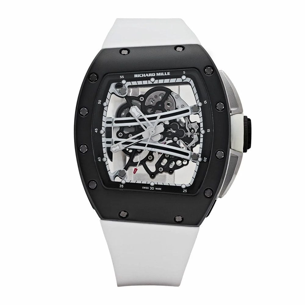 Richard Mille RM 61-01 "Yohan Blake", Limited to 100 pcs, TZP Black Ceramic, Skeleton Dial, 50 mm