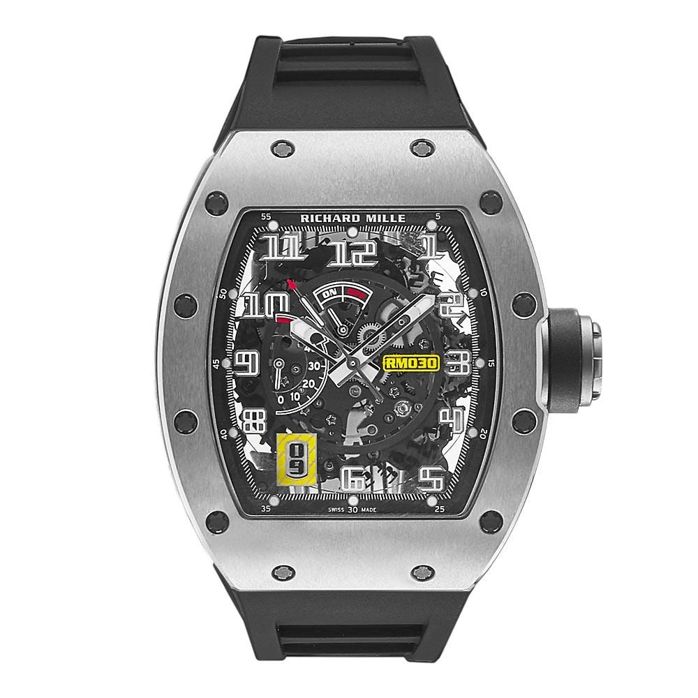 Richard Mille RM 030 Titanium, Skeleton Dial, 50 mm