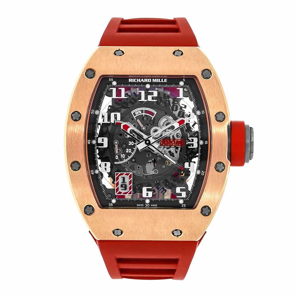 Richard Mille RM 030 Limited Edition, Full Rose Gold, Transparent Dial, 50 mm