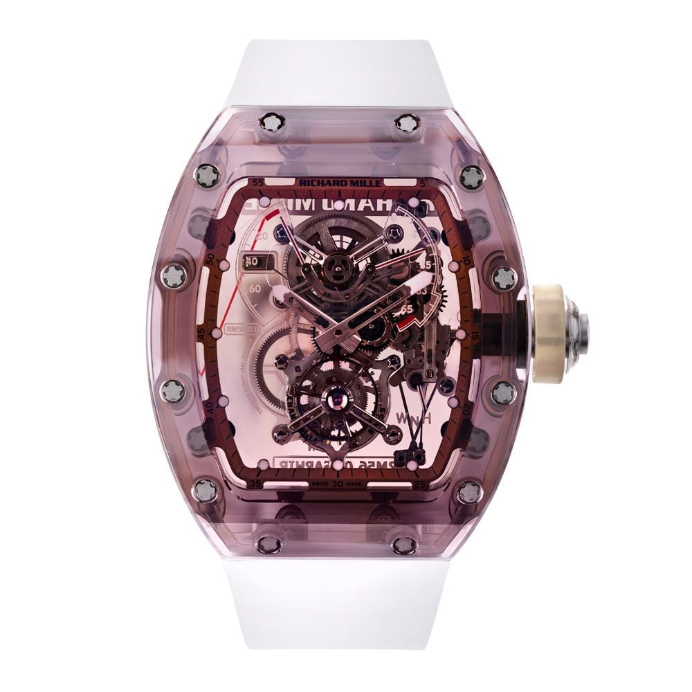 Richard Mille RM 56-01 Tourbillon Brown Sapphire, Skeleton Dial, 50 mm