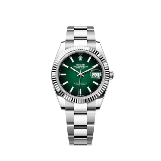 Rolex Datejust 41 126334 Stainless Steel Green Ombré Dial Oyster (2026)