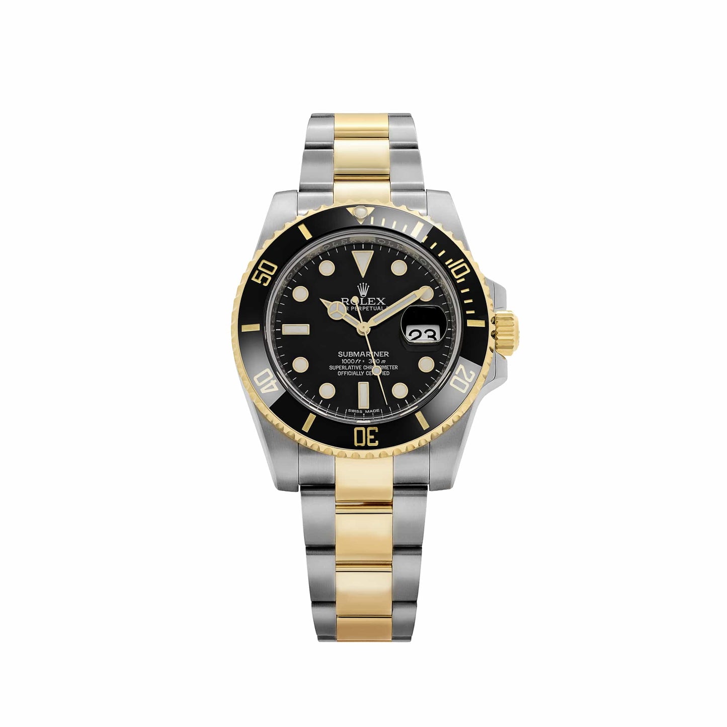 Rolex Submariner Date 116613LN Stainless Steel Yellow Gold Black Dial (2016)